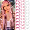 Venta caliente transfronteriza cinta multicolor cinta lateral pinza para el pelo pequeña lazo pinza de pico de pato trenzado dulce dopamina accesorios para el cabello niña