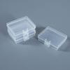 Caja de Plástico PP Rectangular Transparente Caja de Almacenamiento de Piezas Pequeñas Caja de Embalaje para Joyería Botones Calcomanías Caja para Componentes Digitales