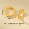 Joyería Personalizada Plata 925 Chapada en Oro Circonita Incrustada Anillo de Correr Cuentas Pulsera DIY Hecha a Mano Collar Accesorios de Joyería