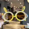 Gafas de sol de moda infantil con orejas de conejo, gafas de sol para niños estilo conejo de dibujos animados, gafas de sol para niñas, modernas, geniales