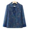 80 Casaco Plus Peludo Feminino de Outono e Inverno para Avós Idosas Casaco de Pelo de Visão Mãe 60 70 Casaco de Senhora Idosa