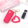 Llavero de Bolsa de Labial Personalizada, Mini Bolsa de Cosméticos, Ligera y Portátil, con Opciones de Color, Forma, Logotipo, Espejo y Cosméticos Portátiles