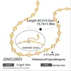 Wanxing Moda Clássica Europeia e Americana Estrela de Cinco Pontas Vazada Trevo de Quatro Folhas Coração Colar Banhado a Ouro 18K Colar de Aço Inoxidável
