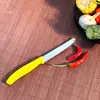 Para Amazon transfronterizo cuchillo afilador de frutas de acero inoxidable pelador cuchillo pelador cortador de verduras con mango de plástico hogar ahora