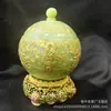 Venta al por mayor del fabricante Jarrón de Porcelana Dorado de Doble Oreja con Doble Dragón Adornos Artesanales Estilo Antiguo Florero Luminoso Incrustado en Oro Transmisión en Vivo