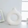 Vaso de Cerâmica Estilo Escandinavo Ins Vaso Círculo Enfeites Criativos para Casa Sala de Estar Artesanato de Cerâmica Enfeites Transfronteiriços
