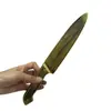 Accesorios de Halloween Cuchillo Sangriento Cuchillo de Fruta Moldeado por Soplado Juguete de Plástico Cuchillo de Cocina Sangriento Artificial Danza de Trucos Performance