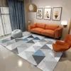 Nueva Alfombra de Piso Sala de Estar Dormitorio Lujo Ligero Alta Calidad Simple Cobertura Total Sofá Alfombra de Piso Grande Mesa de Café Limpiable Alfombra de Mesita de Noche