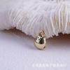 Lindo colgante de animal de aleación con forma de gota de aceite, hecho a mano, pulsera de oro asiática, accesorios para el cabello, material