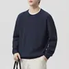 Sudadera retro americana de peso pesado con cuello redondo para hombre, nueva prenda casual holgada para primavera y otoño de 2026, camiseta básica, marca de moda