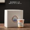 Plata de ley esmalte cloisonné Wanhua Taza Maestra estilo Palacio taza de té taza individual taza de té kung fu taza de té taza de fragancia