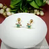 Aleación de estrella de mar gota acero de titanio simple ins hebilla retorcida clavo pequeño para hueso de la oreja venta caliente transfronteriza