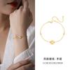 Pulsera de Plata Esterlina S925 con Jade Original de Fujian y Guangdong, Trébol de Cuatro Hojas, para Mujer, Joyería Moderna y de Alta Gama