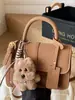Bolso de Mano Pequeño Moderno y Único para Mujer 2025 Invierno Nueva Moda Bolso Cuadrado Pequeño de Viaje Bolso de Hombro de Alto Valor