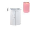 Molde geométrico irregular para velas cilíndricas, ideal para hacer tú mismo, con forma de estrella de mar, luna, pirámide, nubes y flores.