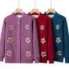 Ropa de otoño e invierno para mujeres de mediana edad y mayores: suéteres con forro de polar, tops de punto y ropa de abrigo cálida para madres, abuelas y mujeres mayores