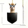 Pendente Decorativo de Alpaca de Bolso Novo para Carro Transfronteiriço Acrílico Plano Espelho Retrovisor de Carro Presente
