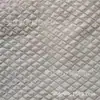 Cuadrículas de Diamantes Cuadradas Pequeñas Textura Cóncava y Convexa Estereoscópica Espuma Arrugada en la Parte Posterior Revestimiento de Malla Compuesta Tejido de Maleta de Moda