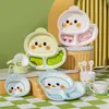 Hill original vajilla infantil regalo dibujos animados lindo estilo ins jardín de infantes plato para suplementos alimenticios de bebé plato con compartimentos