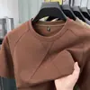 Nova Camiseta Masculina Retro 3D Corte Diamante Manga Curta Camiseta Masculina Lisa Casual Patchwork Manga Curta