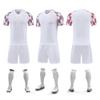 Venta al por mayor rápida, uniforme de fútbol DIY para estudiantes adultos y niños, transpirable y absorbente de sudor, para partidos de fútbol.
