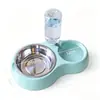 Dispensador automático de comida y agua dos en uno, adecuado tanto para gatos como para perros