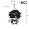 Honkai: Llavero de Merchandising de Anime Star Rail Bailu March 7Th Qingque Sushang Colgante Acrílico