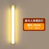 Tira de Luz LED para Sensor de Movimiento Humano Transfronteriza con Adhesivo Magnético, Luz Nocturna Inalámbrica, Tira de Luz Recargable Larga para Gabinete y Armario