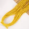 Banda elástica redonda de 0.8-2.0 mm, cordón elástico de látex colorido para joyería, manualidades hechas a mano y pulseras