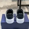 Zapatos Casuales para Hombre D's 2024 Azul con Cordones al Frente Punta Redonda Versátiles para el Día a Día Tenis Loafers de Piel Genuina