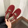 Zapatos planos Mary Jane Windy 2026 estilo hada ropa exterior zapatos planos forrados de felpa otoño e invierno nuevos zapatos peludos