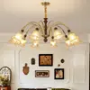 Lámpara Colgante Vintage Americana Nueva para Sala de Estar 2026, Luz Principal Retro para Dormitorio, Lámpara Colgante para Comedor Loft Homestay