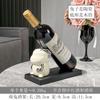 Estante para vinos tintos al por mayor, vitrina para vinos, adornos para la entrada de la sala de estar, aparador ligero, decoraciones de lujo para el hogar, lindo estante de almacenamiento con forma de conejo.