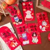 Sobres Rojos Creativos Año del Caballo Personalizados Originales de Gama Alta Engrosados Bolsas de Paquete Rojo para Celebración de Año Nuevo Cien Yuan Mil Yuan Dinero de la Suerte