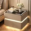 Mesita de Noche Inteligente Colgante para Dormitorio del Hogar, Gabinete de Noche de Madera Maciza, Gabinete de Almacenamiento Simple Multifuncional Minimalista Moderno de Lujo Ligero
