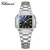 Reloj Chenxi para hombre y mujer, reloj de cuarzo, impermeable, de moda, reloj de pulsera para pareja, reloj de pareja de negocios, luminoso, impermeable, al por mayor
