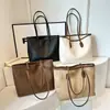Bolso de Mano Transfronterizo de Gran Capacidad para Mujer 2025 Nuevo Estilo Coreano Versátil Bolso Tote para el Trabajo Bolso de Hombro de Moda