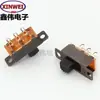 Venda Direta de Fábrica Interruptor de Alavanca Ss12F15G5 Três Pinos Duas Velocidades Furo Rosqueado Interruptor Deslizante 1P2T