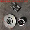 Motocultivador Rotatorio de Orugas Tractor Multifuncional de Tracción en las Cuatro Ruedas con 43 Dientes, 47 Dientes y un Eje de Transmisión de Eje Único