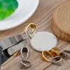 Cierres sencillos y modernos de acero inoxidable para cuentas de semillas, versátiles y adecuados para diversas manualidades y accesorios DIY. Disponible en múltiples tamaños