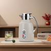 Termo a prueba de polvo Olla de acero inoxidable 304 Hervidor aislado Hervidor doméstico Gran capacidad Cafetera de estilo europeo Hervidor de agua caliente