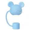 Urso 10mm Tampa de Proteção contra Poeira para Canudo Novo Produto Transfronteiriço Tampa de Canudo para Copo de Gelo Silicone de Grau Alimentício Tampa de Canudo