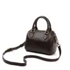 Bolsa de mão feminina em couro legítimo, adequada para carregar na mão, no ombro ou na transversal, ideal para o trabalho, com toque de luxo, design de nicho, feita de couro curtido vegetal, bolsa feminina estilo Boston