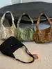 Nova Bolsa de Mão Jacquard de Veludo Estrela para Mulheres, Grande Capacidade, Casual, Ombro Único/Transversal, Estilo Preguiçoso, Bolsa para o Dia a Dia