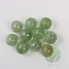 90 Piezas 16mm cuentas de vidrio sésamo verde transparente 1.6cm coloridas verde queso cáñamo punto canicas bola decorativa 500g