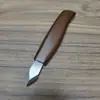 Set de Caja de Regalo para Cuchillos de Tallado, Cuchillo de Tallado en Madera, Set de Cuchillos de Tallado para Carpintería, Cuchillo de Utilidad para Cortar Madera, Cuchillo de Madera, Caja de Regalo de Cuero, Tallado en Madera
