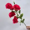 Eustoma grandiflorum 3 cabezas 6 cabezas platycodon grandiflorum paquete platycodon grandiflorum decoración del hogar boda diseño de sala de bodas guía de camino flores de seda hechas a mano