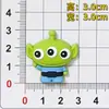 Pequenos Patches de Animal Cartoon 3D de Borracha Macia PVC Acessórios DIY para Garrafas de Água, Capas de Celular, Bolsas e Coleção de Outros Acessórios