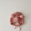 Bebê bonito urso orelha chapéu de lã meninos e meninas bebê outono e inverno bebê bebê quente protetores de ouvido cap boné do bebê bonito bonito