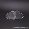 Colgante de girasol con forma de corazón de Navidad transfronterizo de plástico PS de alta permeabilidad, colgante decorativo de ambiente interior de amor